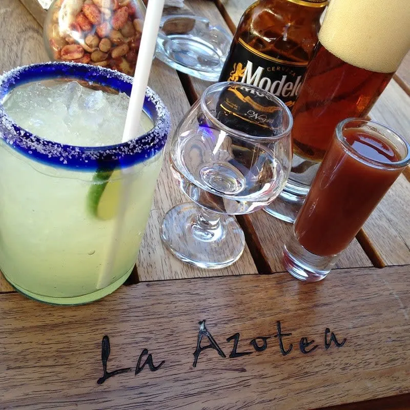 San Miguel de Allende rooftop terrace suited to a cool December holiday evening