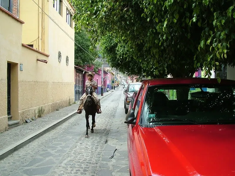 Ajijic streets in November with mild dry-season weather