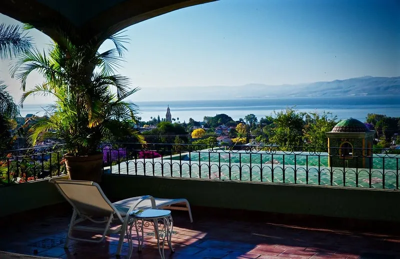 Wide Lake Chapala view from the Ajijic waterfront