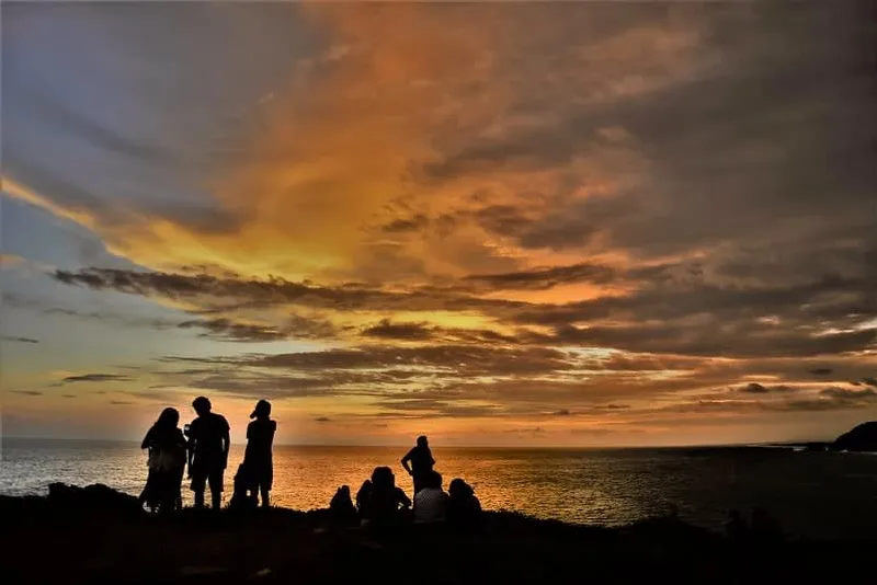 Sunset at Punta Cometa, the southernmost accessible point in mainland North America, Mazunte Oaxaca
