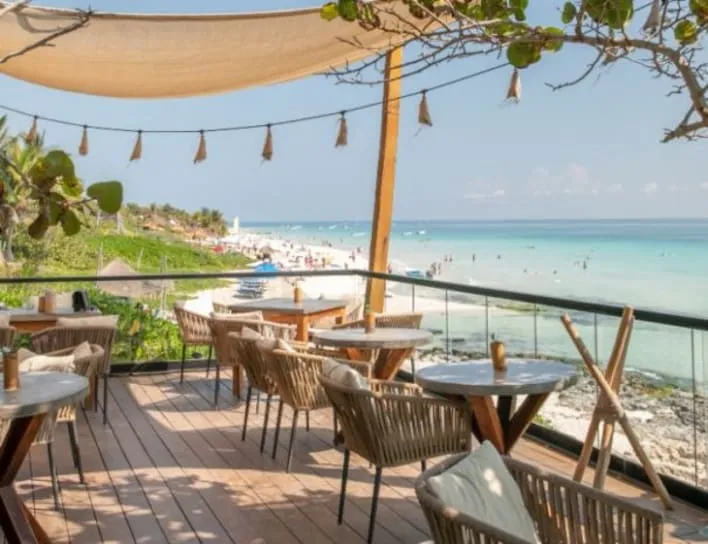 mezzanine beach club