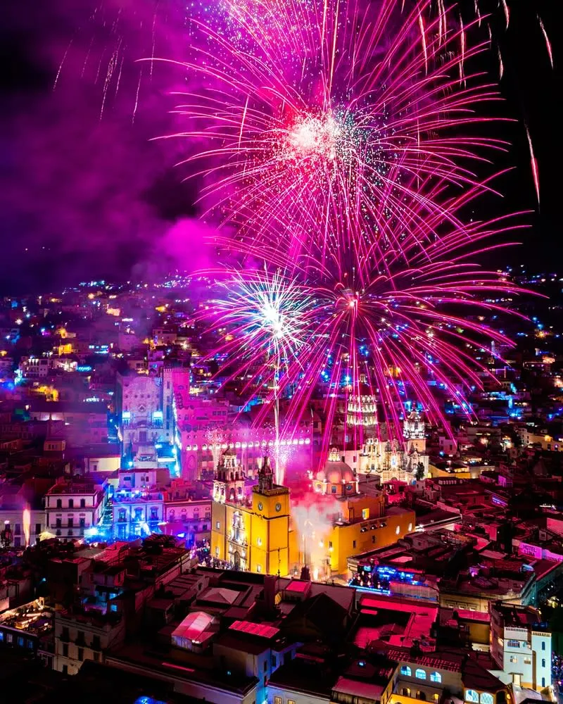 View over Guanajuato City, a strong October destination during Cervantino Festival
