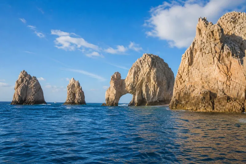 El Arco coastline in Cabo San Lucas during hot September weather