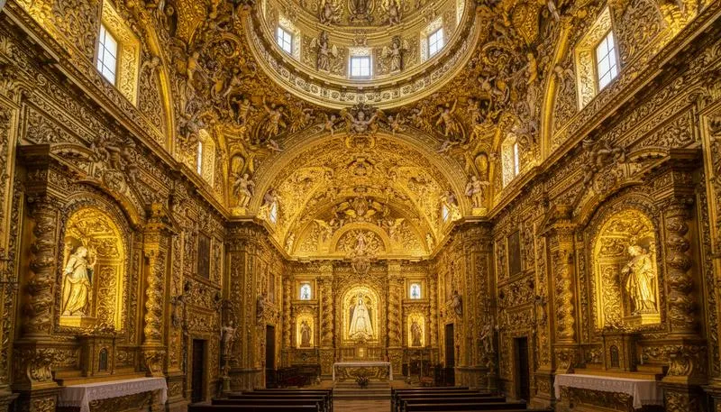 Capilla del Rosario in Puebla, an atmospheric cultural stop during November