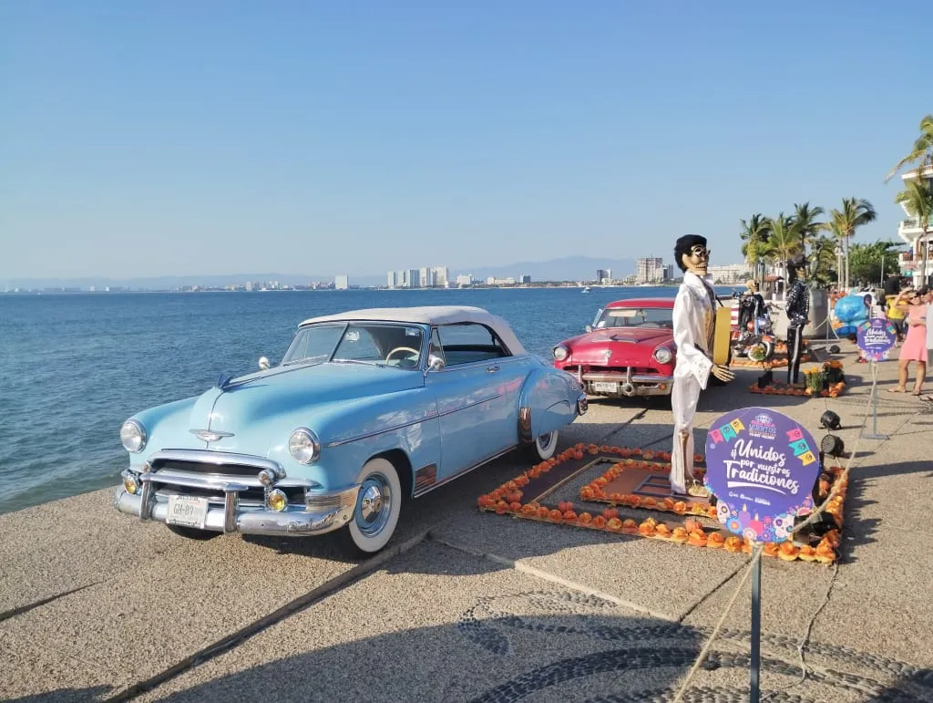 day of the dead in puerto vallarta boardwalk