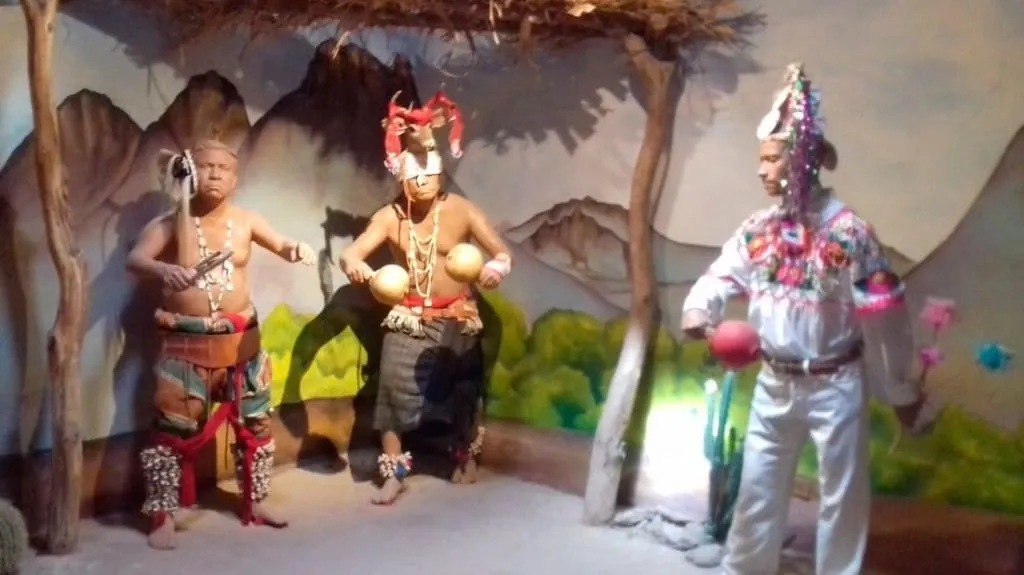 Yaqui Museum in Cócorit displaying 11 halls of traditional artifacts and cultural exhibits