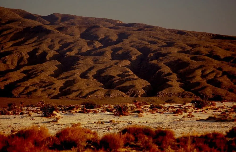 Desert basin and mountains around Cuatro Cienegas in Coahuila