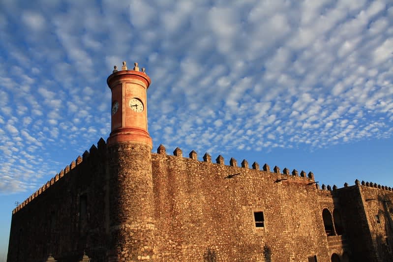 The Palace of Cortés in Cuernavaca — housing Diego Rivera murals covering the history of Mexico and the conquest
