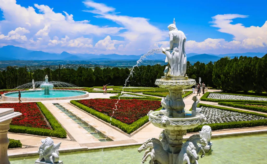 Jardines de México flower theme park in Cuernavaca, Morelos — the largest botanical garden in Mexico
