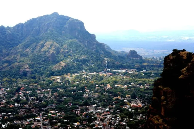 Tepoztlan side trip from Cuernavaca in April with dry mountain weather, market food, and Morelos route planning