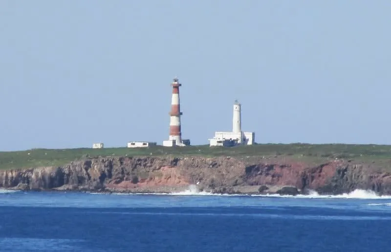Todos Santos Islands off Ensenada, Baja California — the uninhabited Pacific islands visible from the Ensenada waterfront