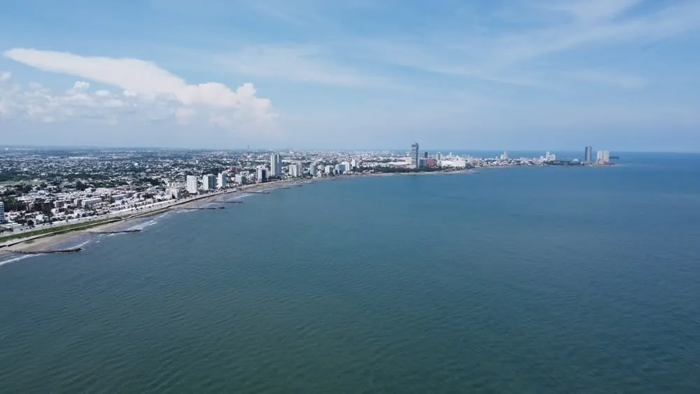 Boca del Rio waterfront where Veracruz river and Gulf fishing waters meet