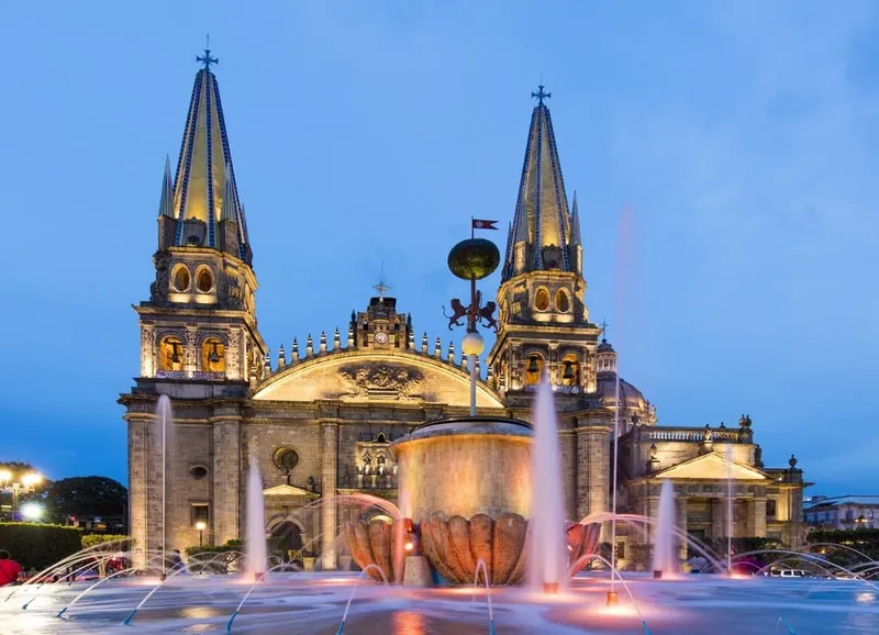 Guadalajara historic center during a mild November city trip