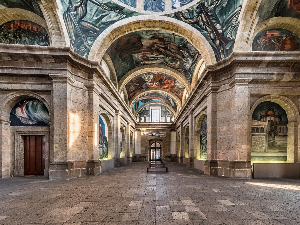Hospicio Cabañas in Guadalajara — Orozco's murals are worth seeing before you leave for Mexico City