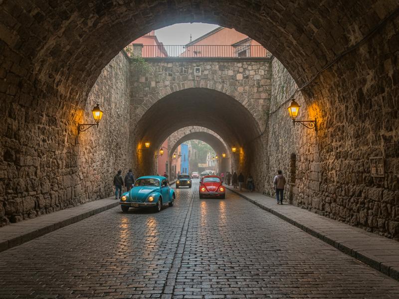 Guanajuato underground tunnels — the unique road system that runs beneath the city through former flood channels