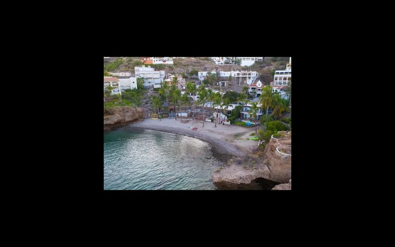 Guaymas waterfront and Sea of Cortez after a warm April day in Sonora