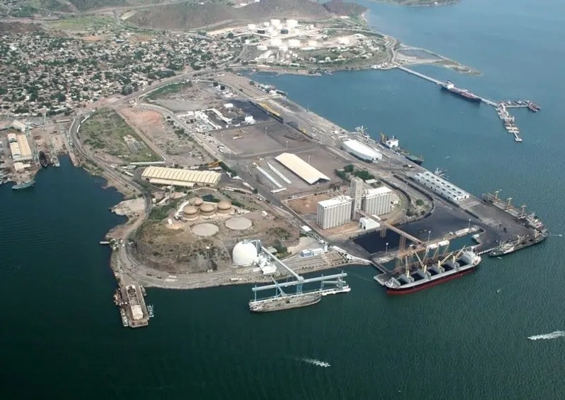 San Carlos marina area near Guaymas during a dry April Sea of Cortez trip