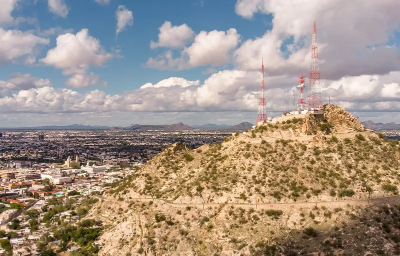 Cerro de la Campana viewpoint above Hermosillo during a dry May evening