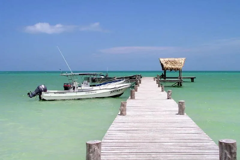 Holbox fishing beach scene for a relaxed March island itinerary