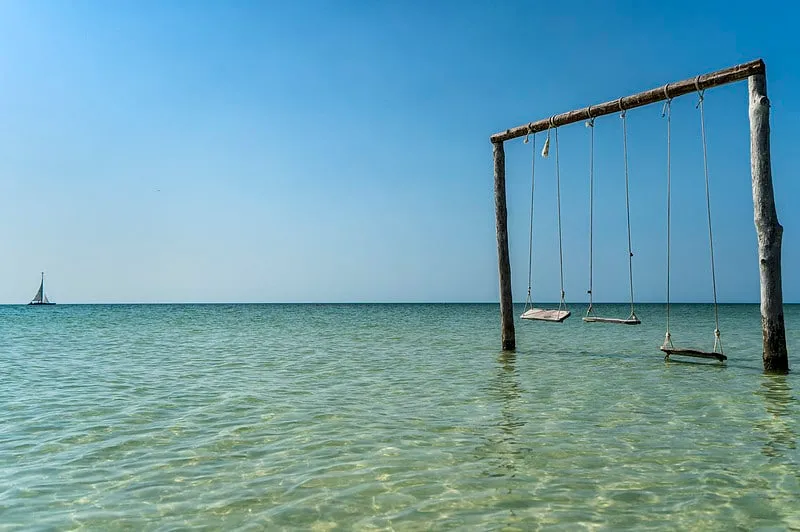 Holbox sunset beach for a February island itinerary