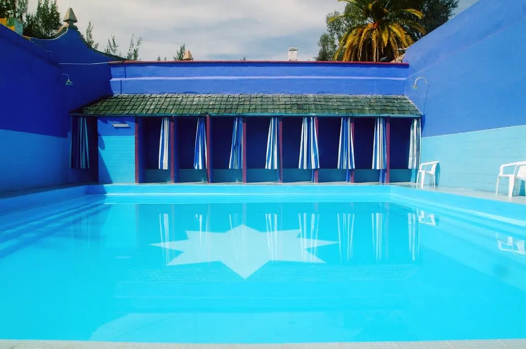 Ojocaliente thermal baths in Aguascalientes — 19th-century neoclassical spa building with arched patio and original hydraulic systems