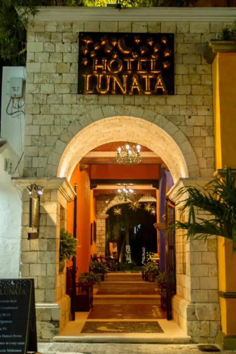 Hotel Lunata boutique hotel on 5th Avenue in Playa del Carmen