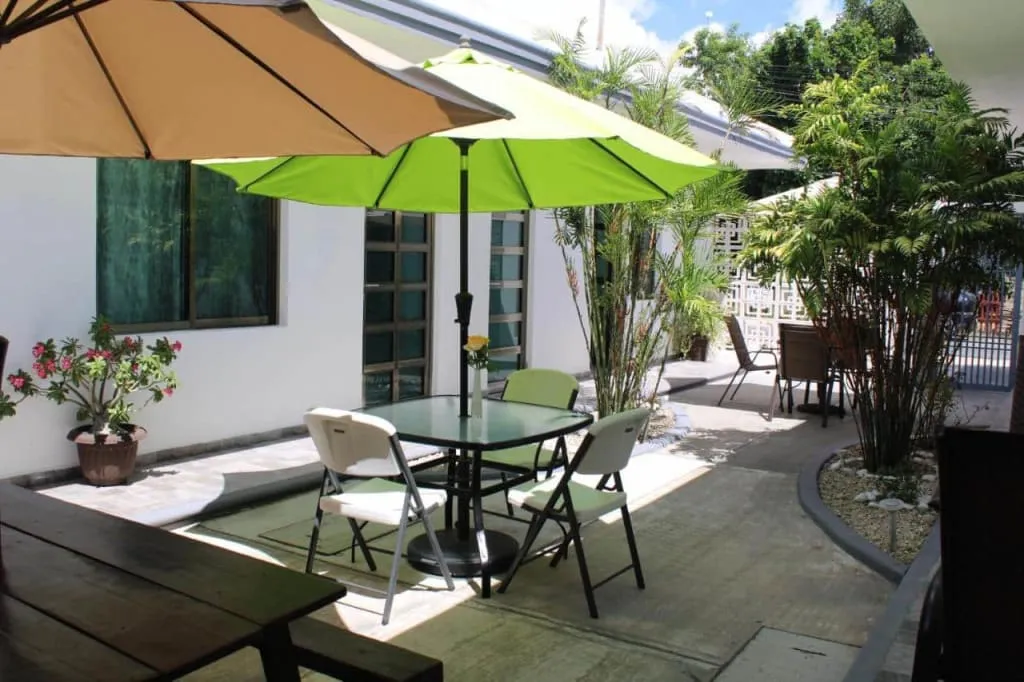 Casa Zazil Bacalar terrace and quiet guest rooms near town