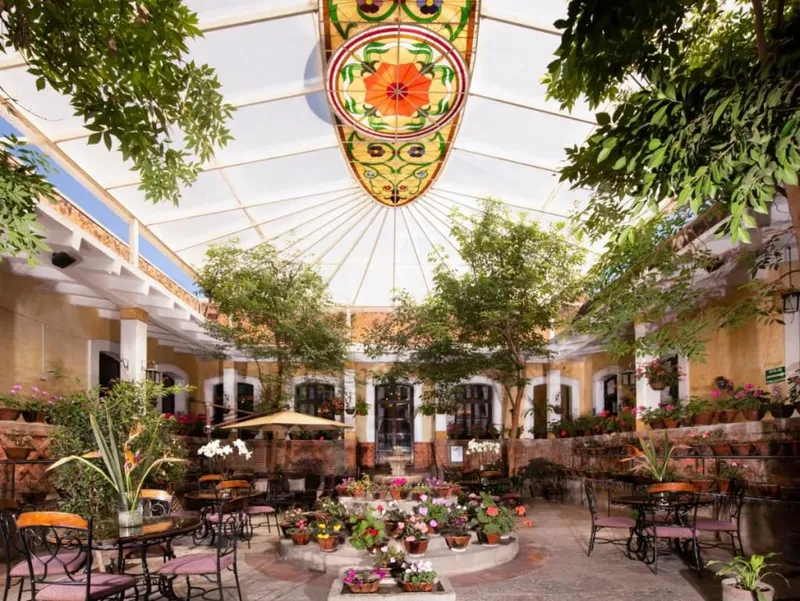 Hacienda near Huamantla during a green July Tlaxcala route