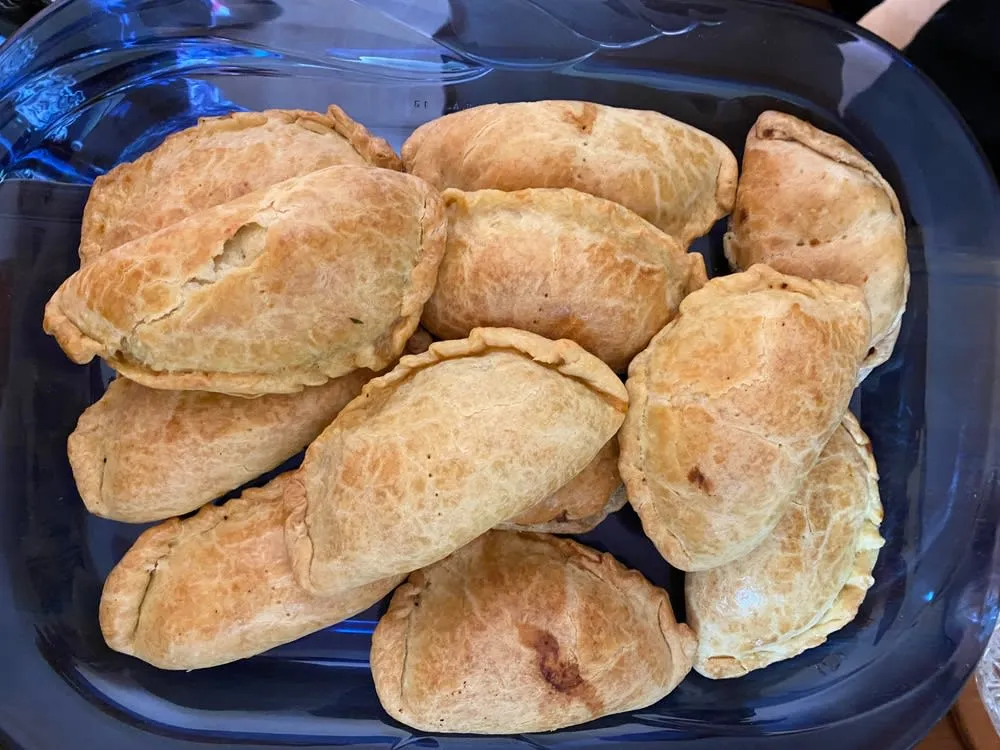 Fresh Hidalgo pastes filled with potato and meat