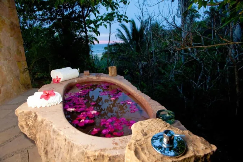 Punta Mita coast with Pacific resort views and rocky shoreline