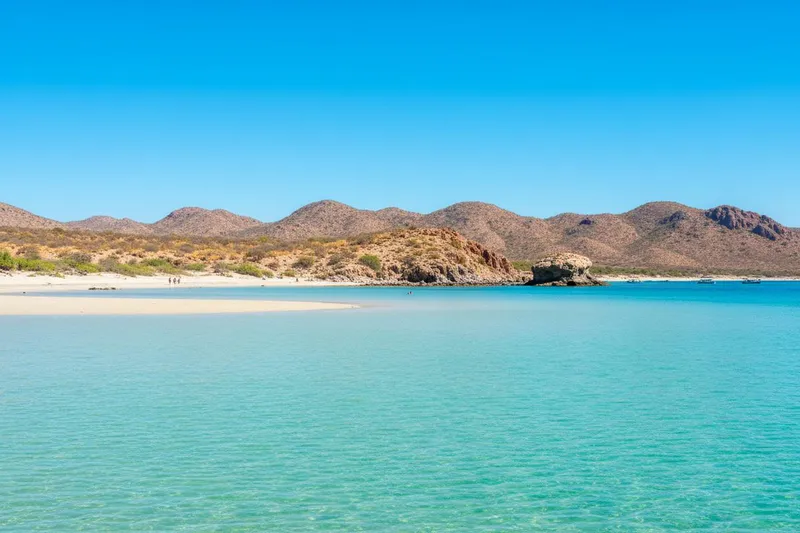 La Paz in March with Balandra Beach, whale sharks, and dry Baja spring weather