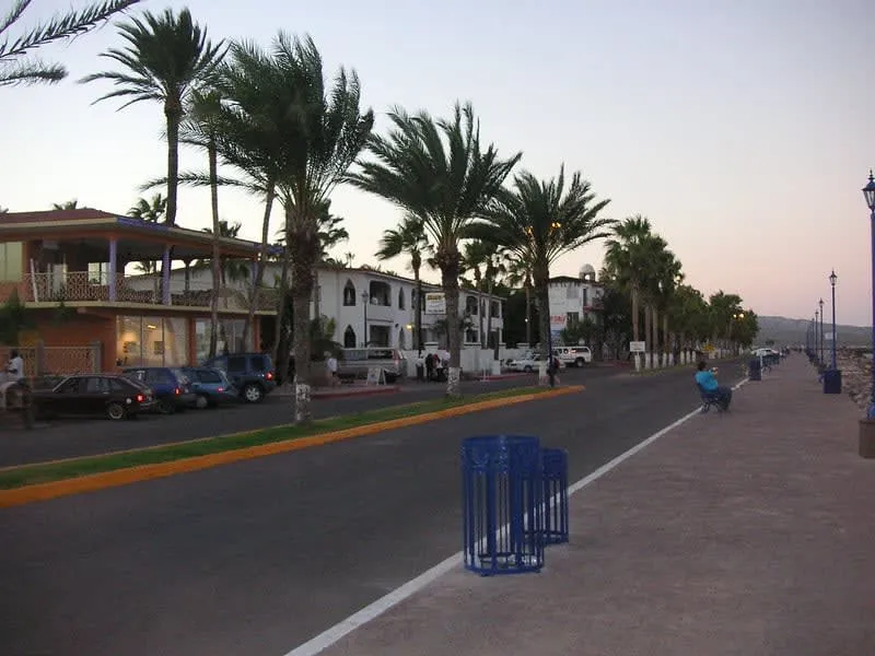 Loreto Baja coastline for comparing quiet May travel with La Paz and Los Cabos