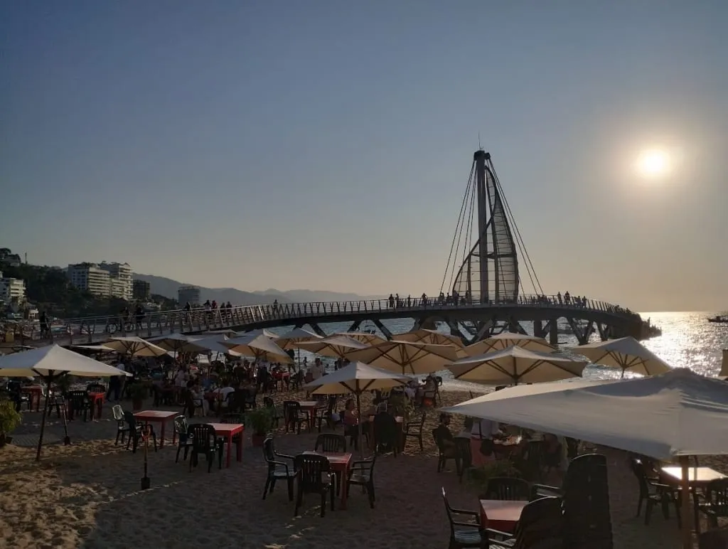 los muertos beach and pier puerto vallarta