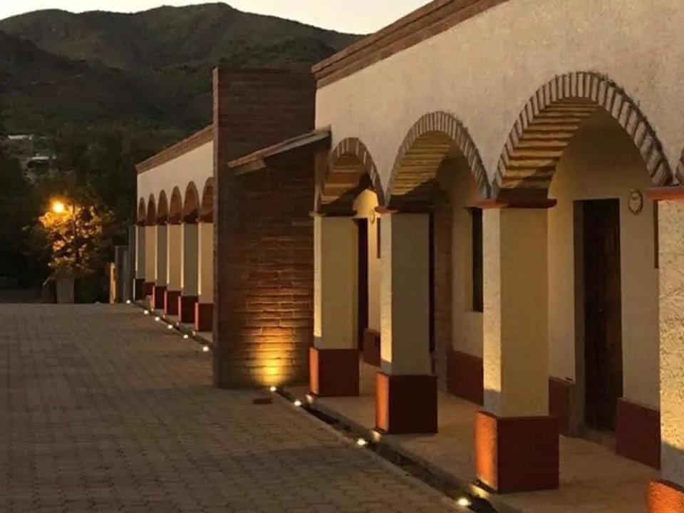 Hotel Andares patio lodging option in Magdalena de Kino Sonora