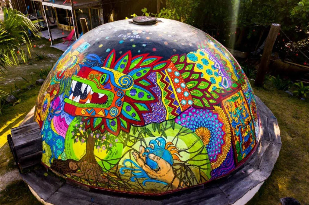 mahahual beach temazcal