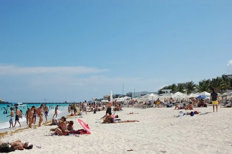 Mamitas Beach in Playa del Carmen during a flexible October trip with value and weather tradeoffs