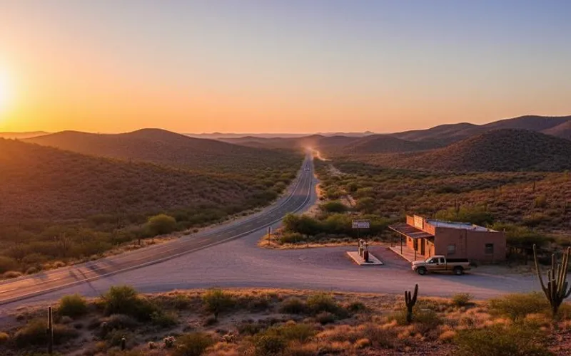 Evening light across Matehuala after a dry April high-desert road-trip day