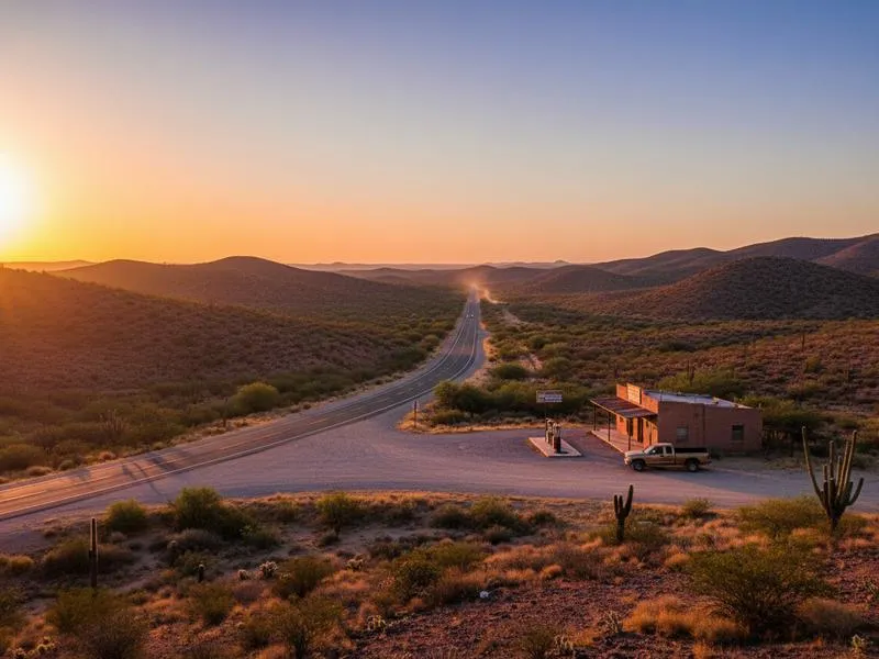 Evening light across Matehuala after a hot high-desert travel day