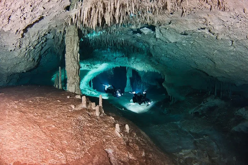 Nohoch Nah Chich cenote — entrance to one of the world's largest underwater cave systems