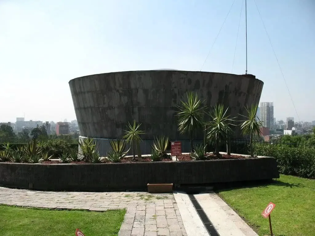 Exterior of Museo Caracol near Chapultepec Castle in Mexico City
