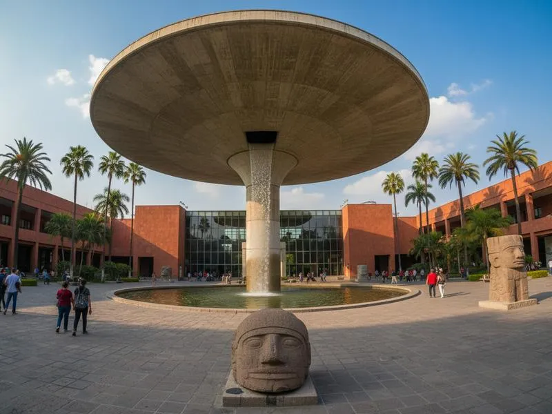 National Anthropology Museum in Mexico City for an April museum day