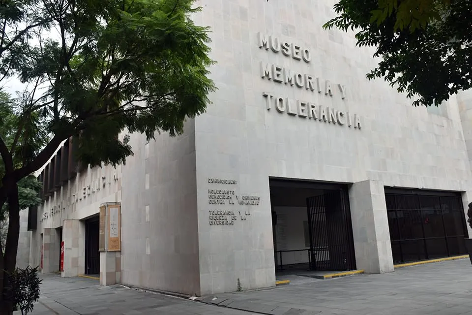 Museum of Memory and Tolerance building in central Mexico City