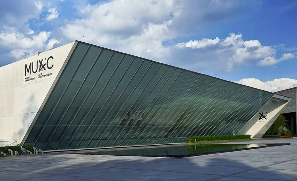 Universum science museum entrance at UNAM in Mexico City
