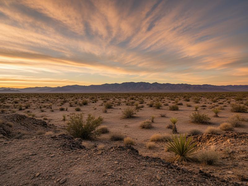 Northern Mexico desert landscape near Chihuahua — the vast terrain travelers cross to reach Copper Canyon