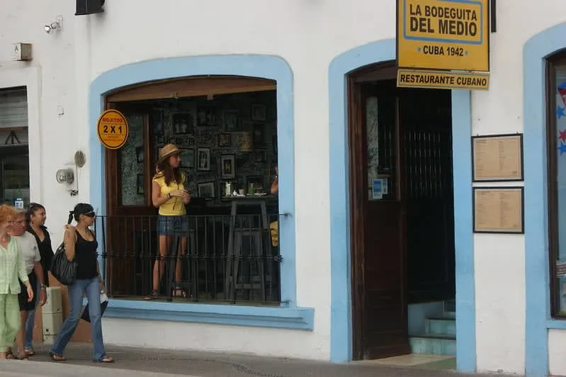 Live Cuban music and dancing at La Bodeguita del Medio in Puerto Vallarta