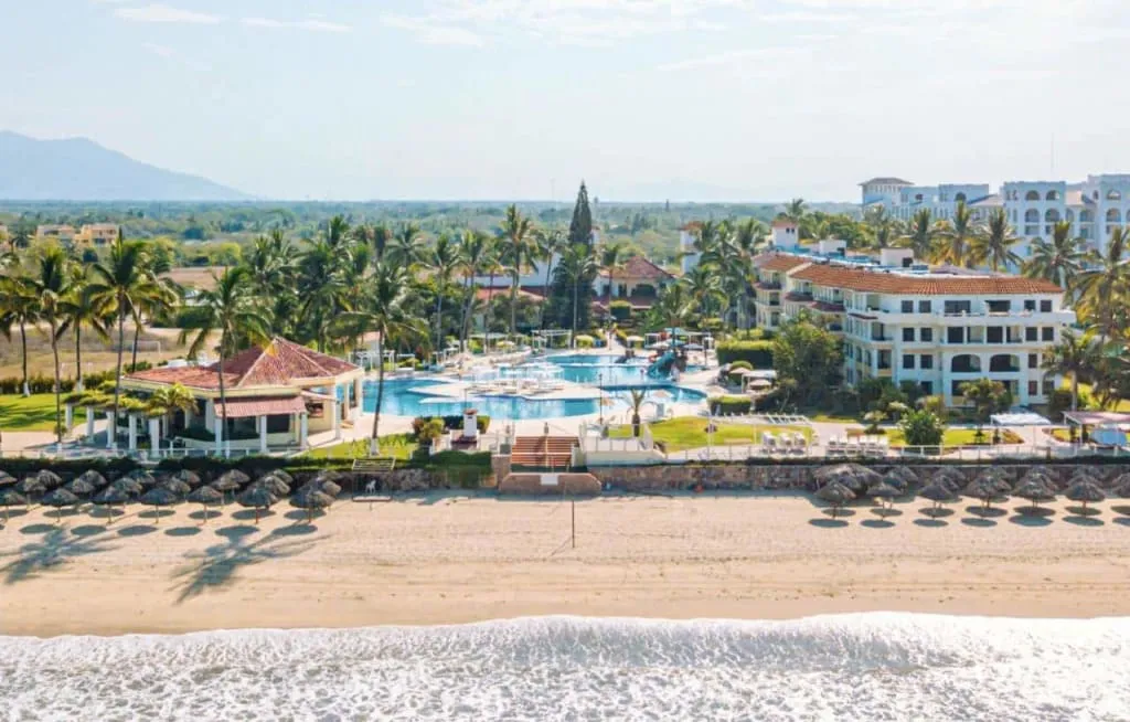 Samba Vallarta all-inclusive resort pool area on Banderas Bay