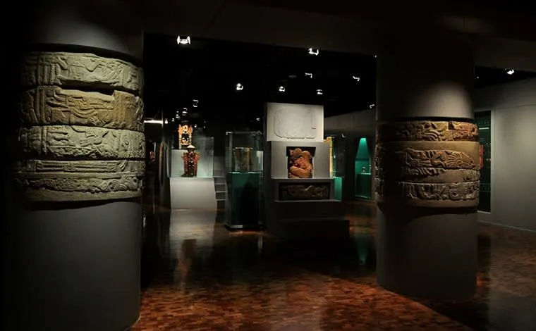 Totonac archaeological site ruins in Veracruz Mexico region