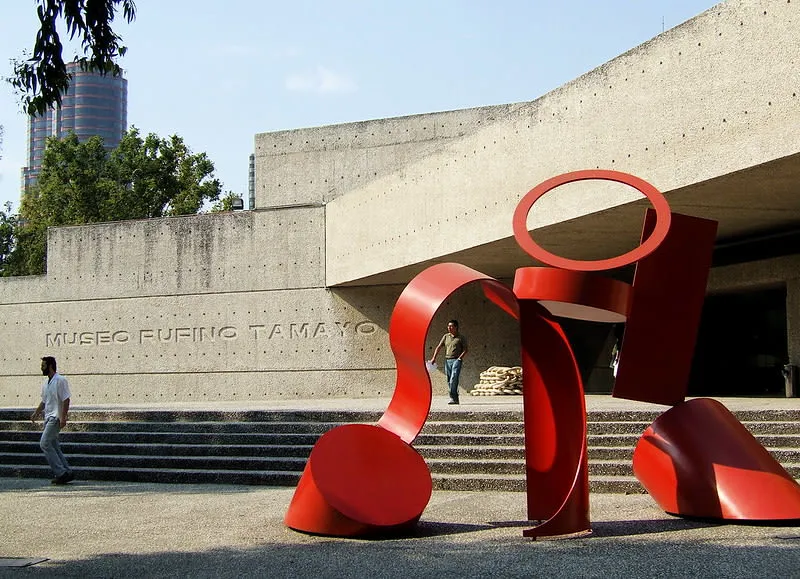 Rufino Tamayo Museum entrance near Polanco