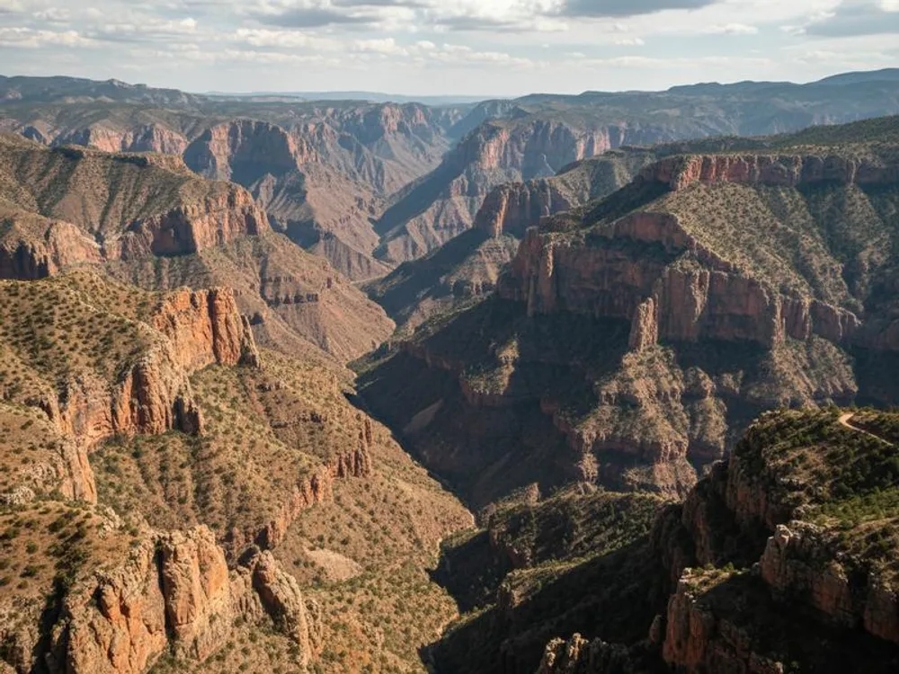 Rarámuri Tarahumara woman selling traditional crafts at the Creel market with woven baskets and pine-needle artwork