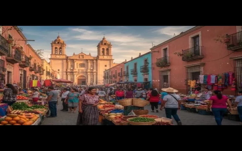 Wide Reynosa avenue with April traffic and warm border-city weather in Tamaulipas